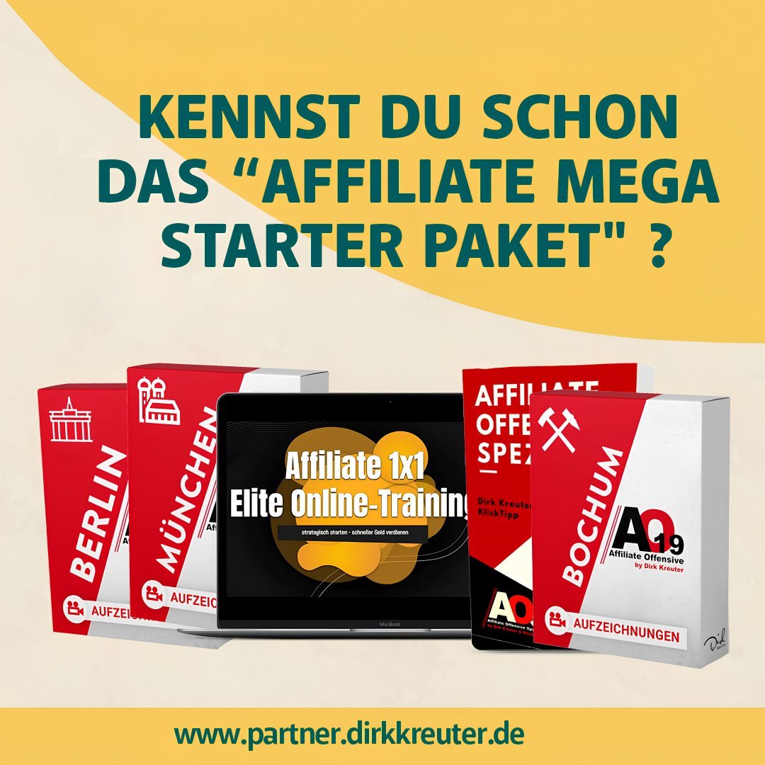 Dirk Kreuter Partnerprogramm Provision